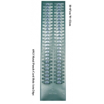 6913 50 Hole Time Card Rack (Metal)